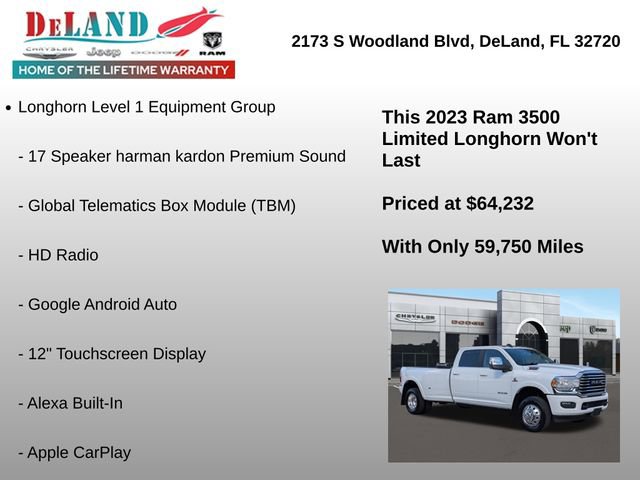 Used 2023 RAM 3500 Limited image 12