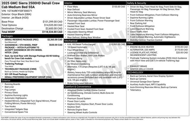 Certified 2025 GMC Sierra 2500 Denali w/ Denali Reserve Package AWD/4WD image 45