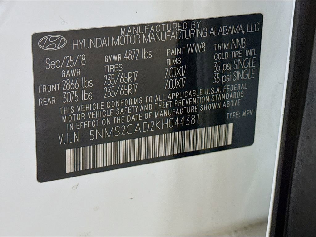 Used 2019 Hyundai Santa Fe SE AWD/4WD image 37