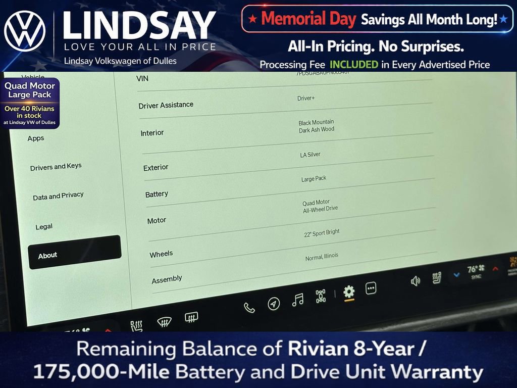 Used 2023 Rivian R1S Adventure AWD/4WD image 25