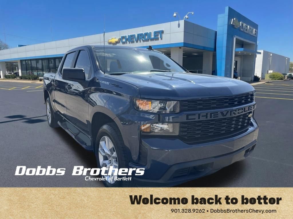Certified 2021 Chevrolet Silverado 1500 Custom RWD image 1