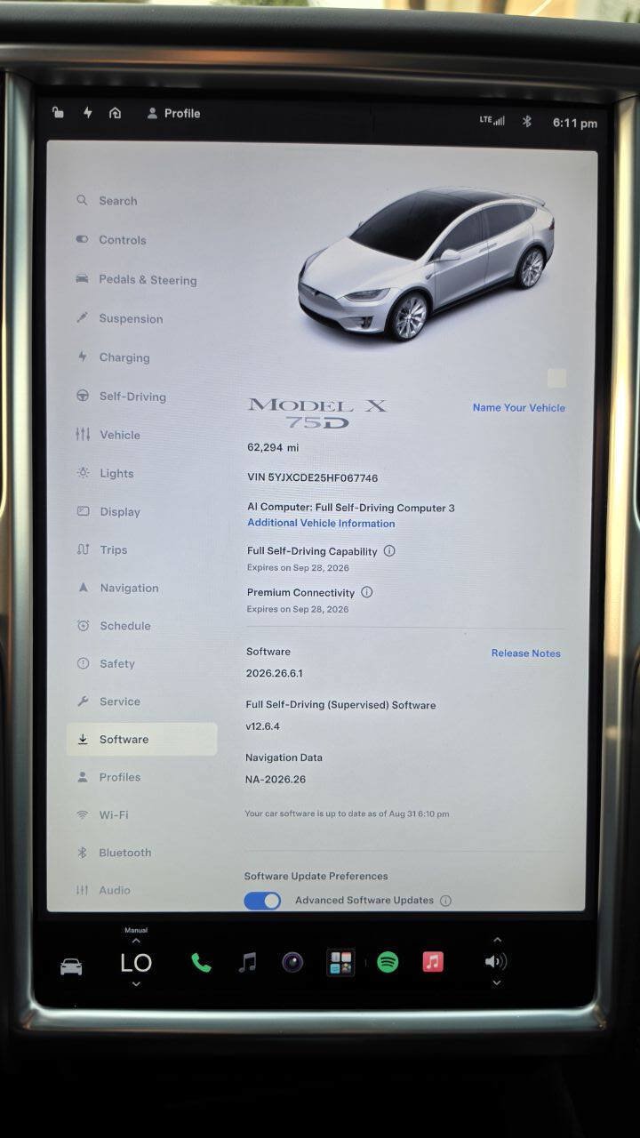 Used 2017 Tesla Model X 75D AWD/4WD image 15