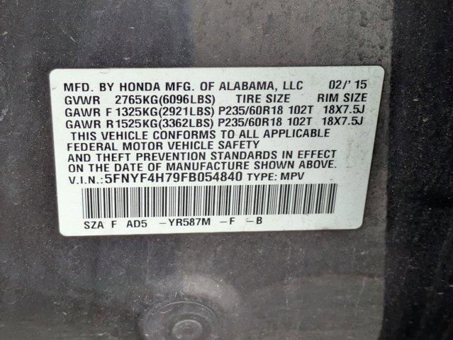 Used 2015 Honda Pilot EX-L image 16