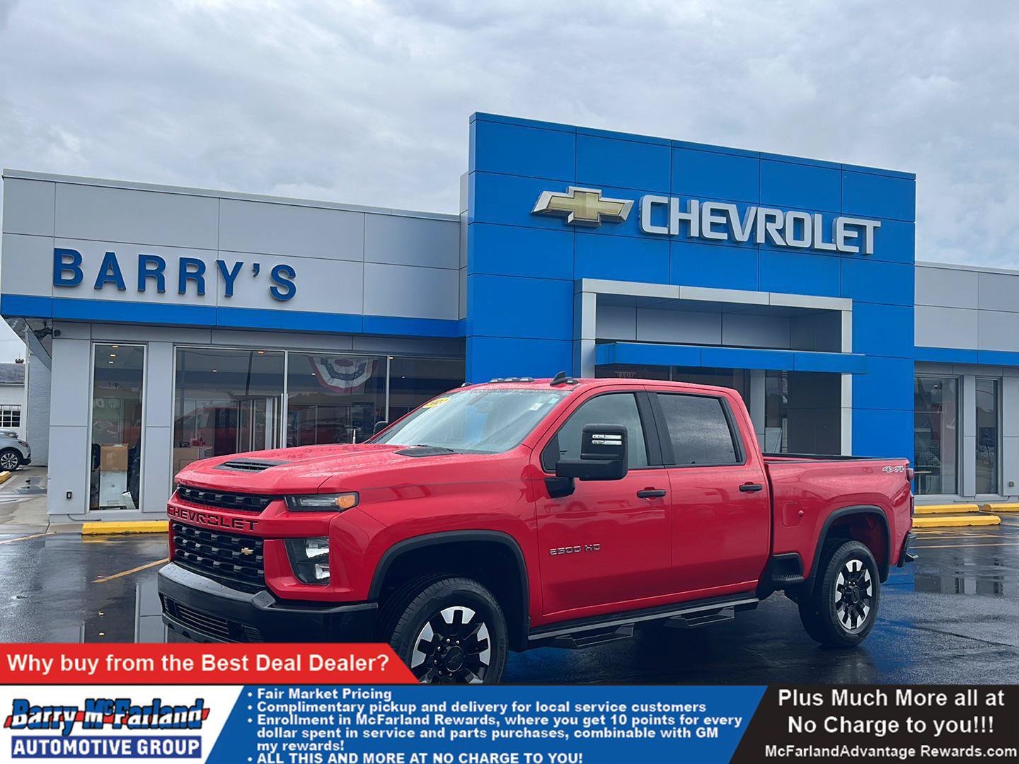 Used 2020 Chevrolet Silverado 2500 Custom w/ Custom Value Package AWD/4WD image 1