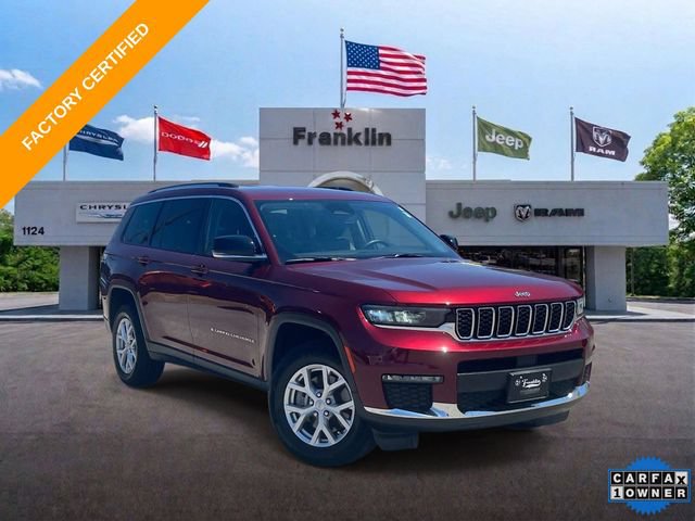 Certified 2021 Jeep Grand Cherokee L Limited AWD/4WD image 1
