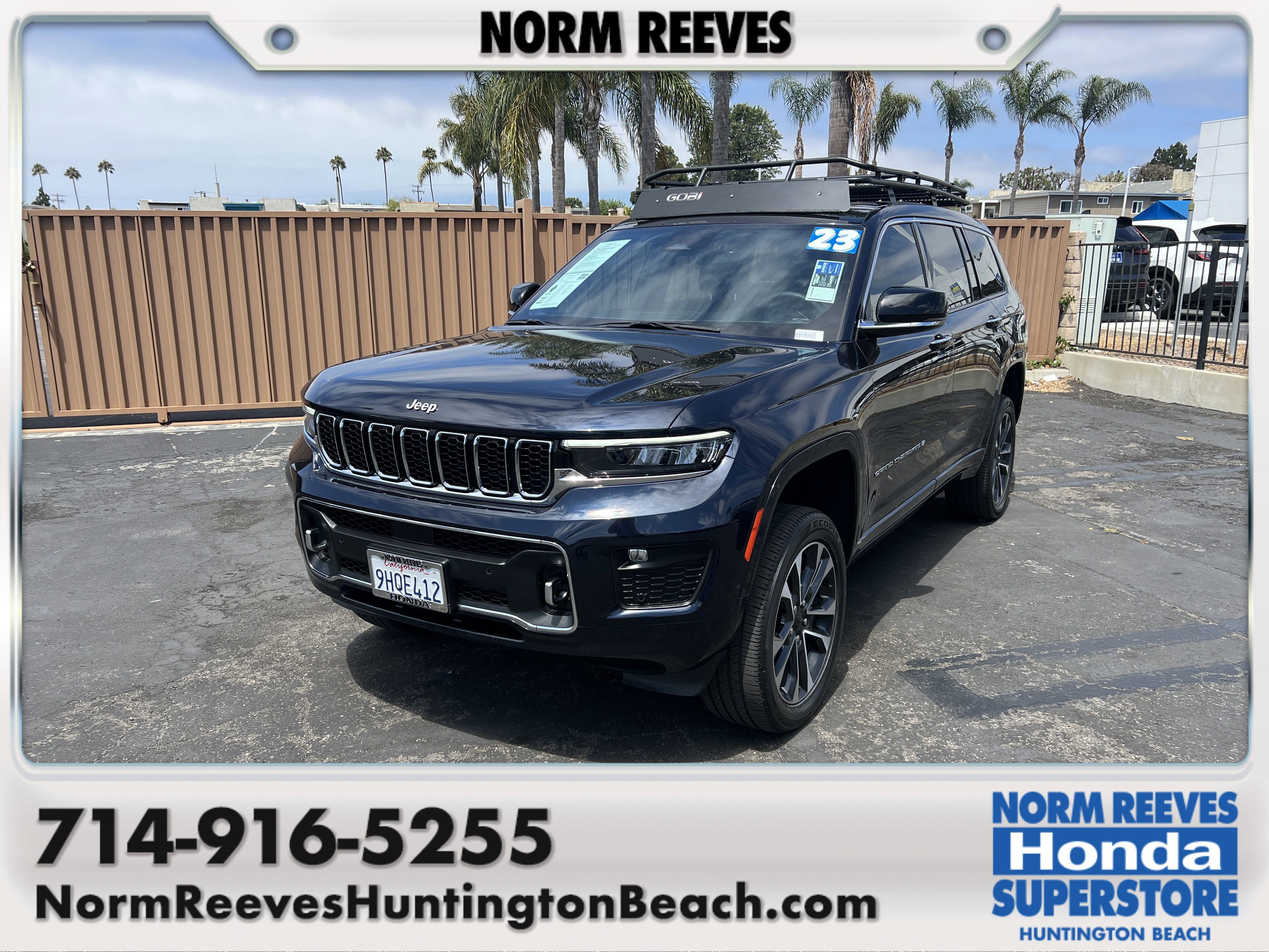 Used 2023 Jeep Grand Cherokee L Overland w/ Rear Seat Video Group I