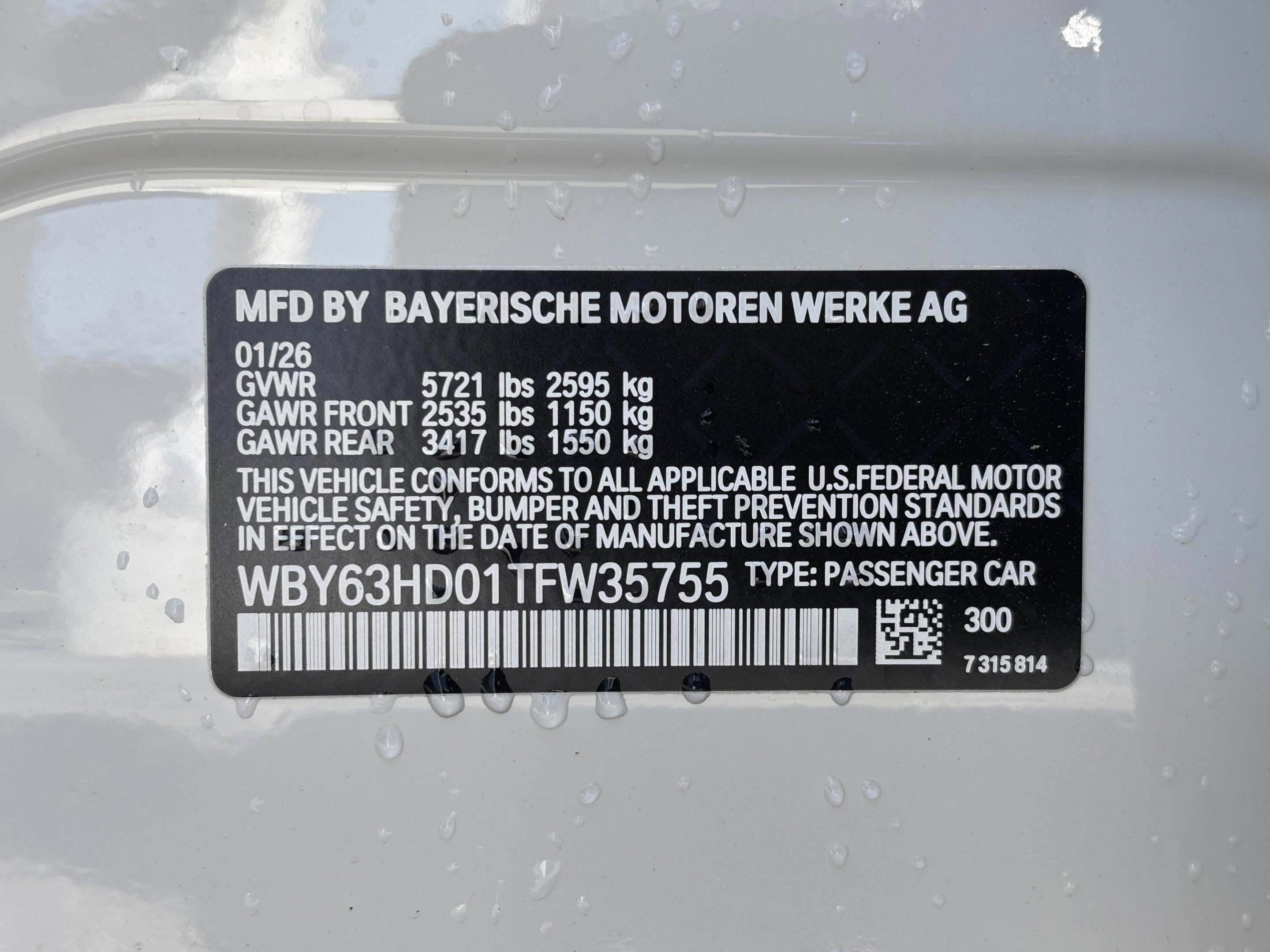 New 2026 BMW i4 eDrive40 w/ Parking Assistance Package RWD image 31