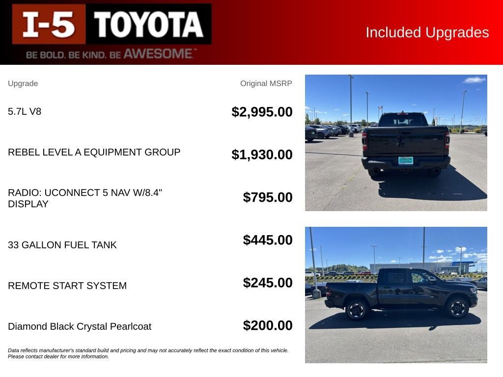 Used 2022 RAM 1500 Rebel w/ Rebel Level A Equipment Group AWD/4WD image 14