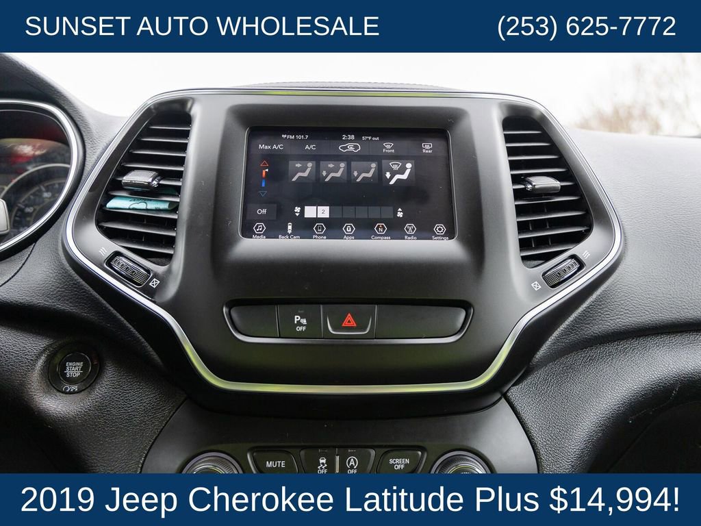 Used 2019 Jeep Cherokee Latitude Plus image 46