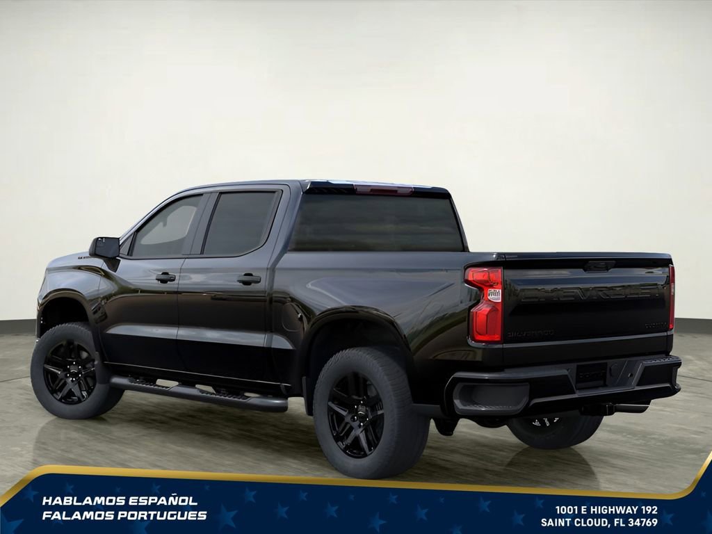 New 2026 Chevrolet Silverado 1500 Custom w/ Turbomax Blackout Package RWD image 4