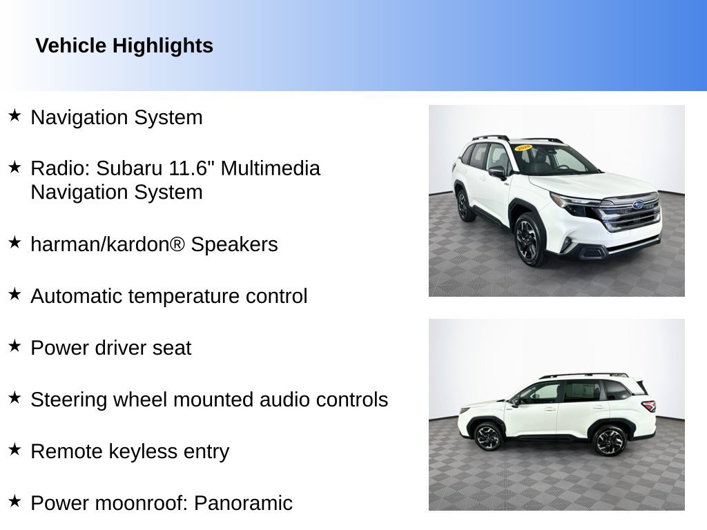 Used 2026 Subaru Forester Touring AWD/4WD image 2