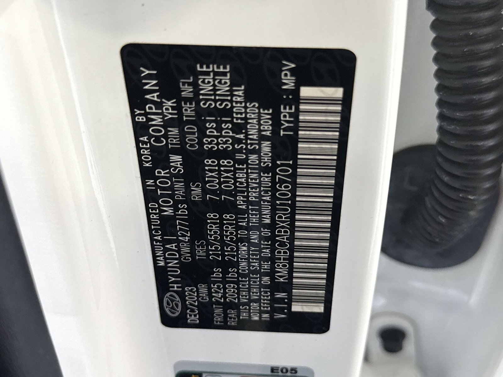 Certified 2024 Hyundai Kona SEL AWD/4WD image 29