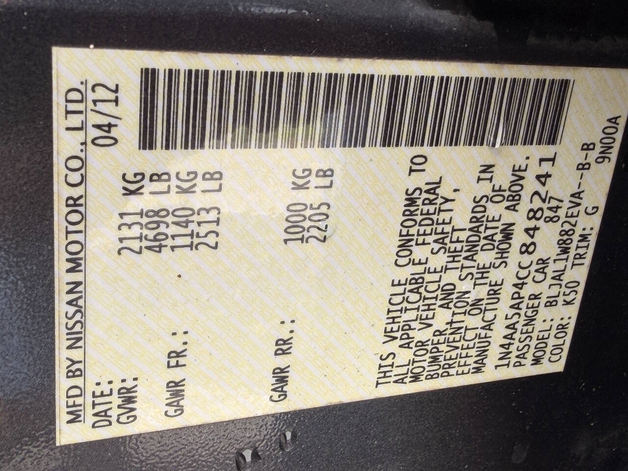 Used 2012 Nissan Maxima 3.5 SV w/ Sport Pkg FWD image 20