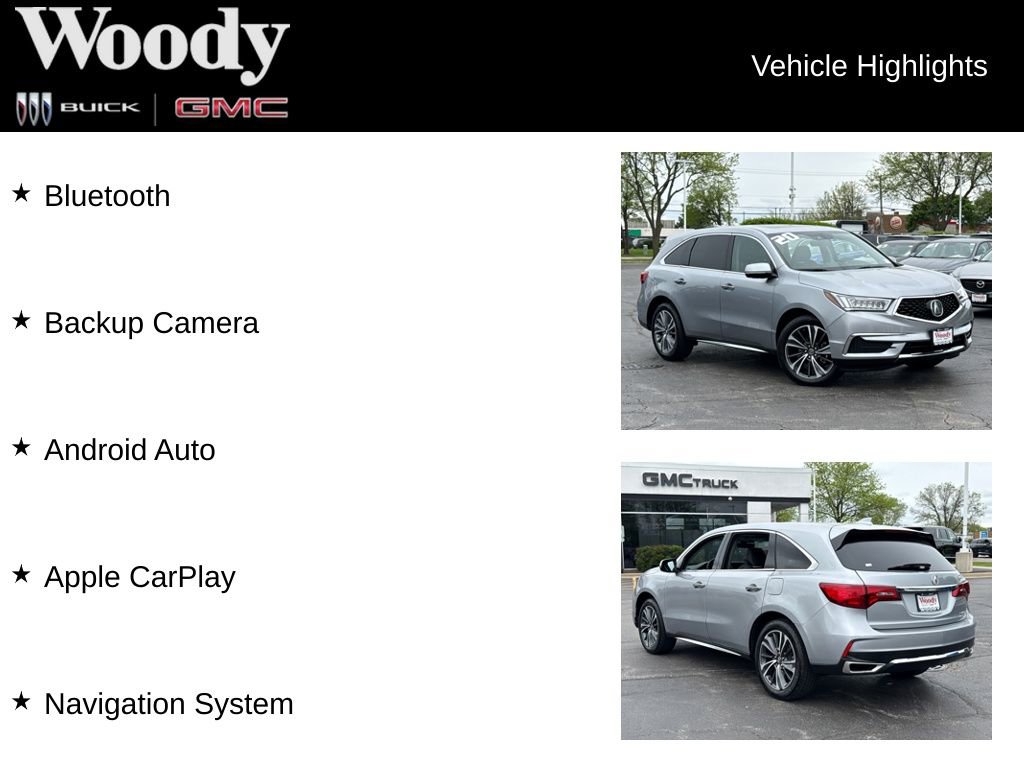 Used 2020 Acura MDX SH-AWD w/ Technology Package image 3