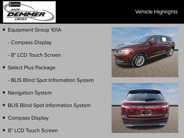 Used 2016 Lincoln MKX Select w/ Select Plus Package image 24