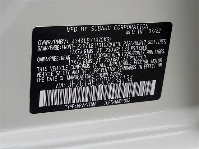 Used 2023 Subaru Crosstrek 2.0i Premium image 37