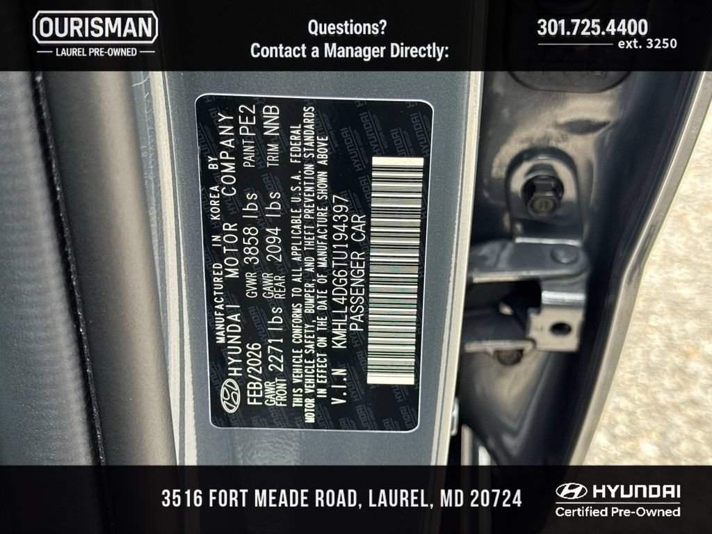 Certified 2026 Hyundai Elantra SE w/ Cargo Package FWD image 26