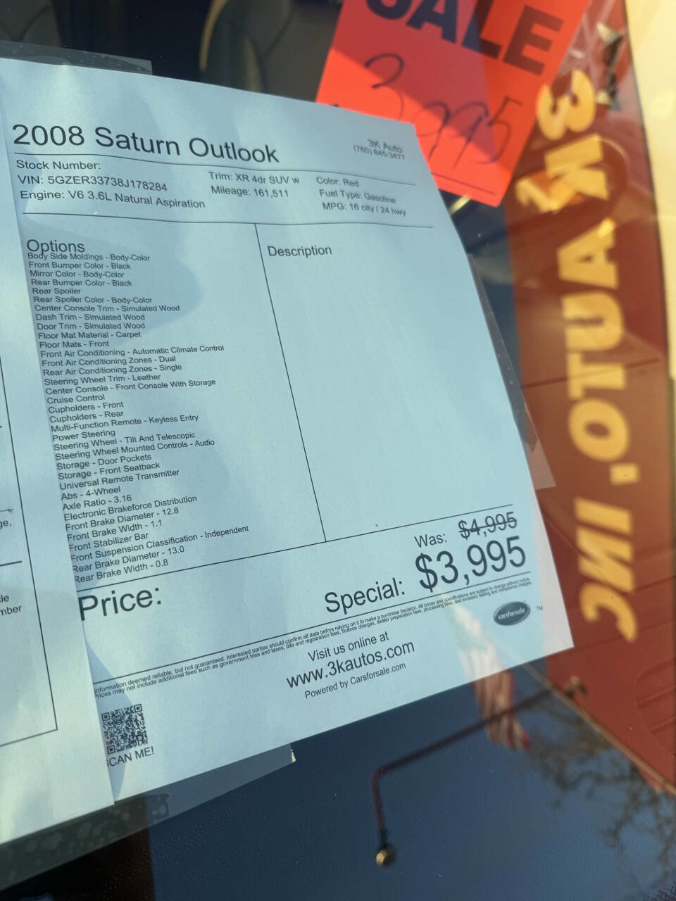 Used 2008 Saturn Outlook XR w/ Luxury Package image 21