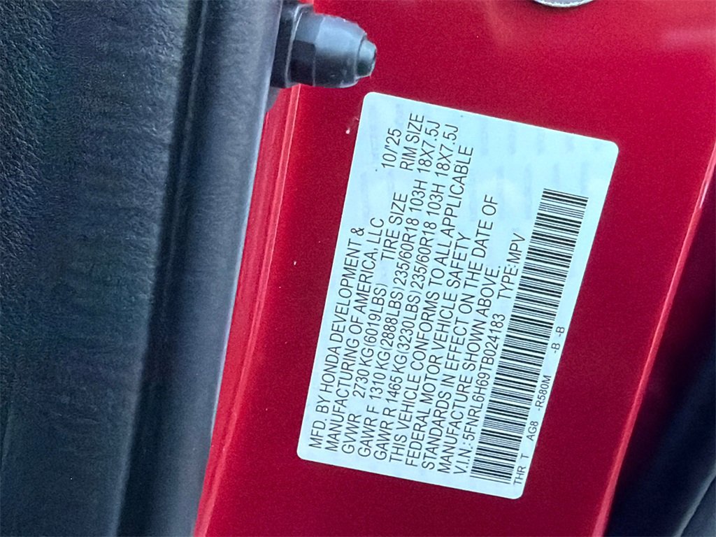 New 2026 Honda Odyssey EX-L image 38