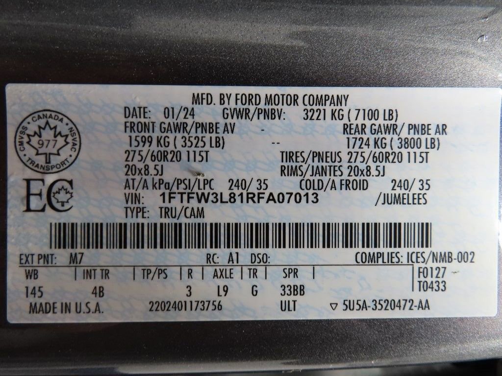 Used 2024 Ford F150 XLT w/ Equipment Group 303A High image 77