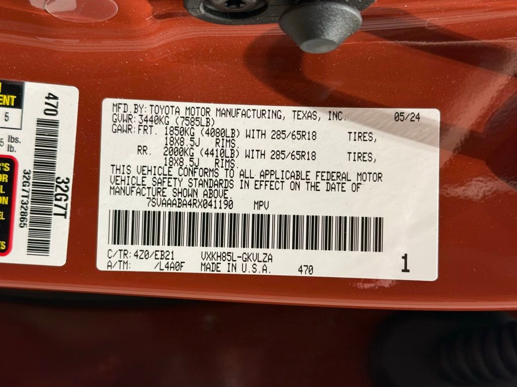 Certified 2024 Toyota Sequoia TRD Pro image 33