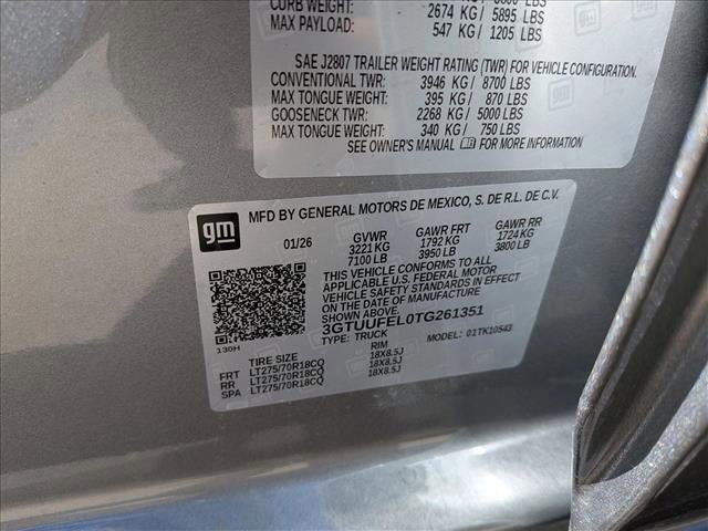 New 2026 GMC Sierra 1500 AT4X w/ LPO, Black Badging Package image 17