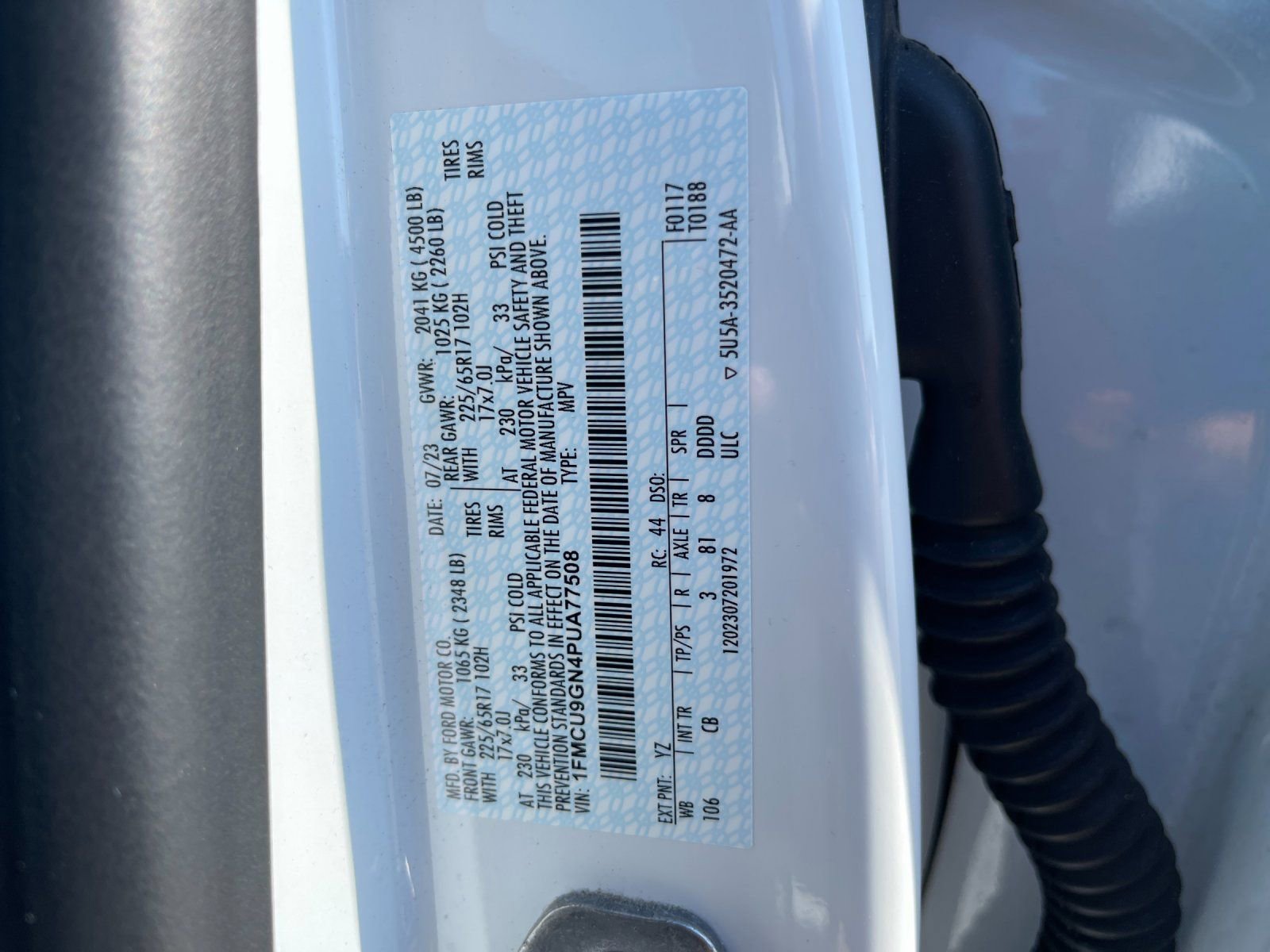 Used 2023 Ford Escape Active image 10