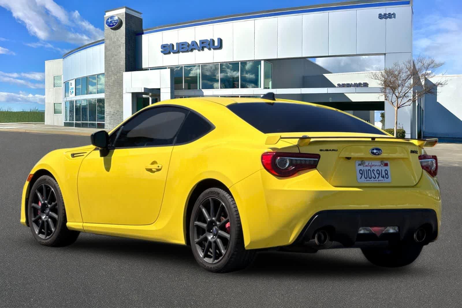 Used 2017 Subaru BRZ Series.Yellow RWD image 8