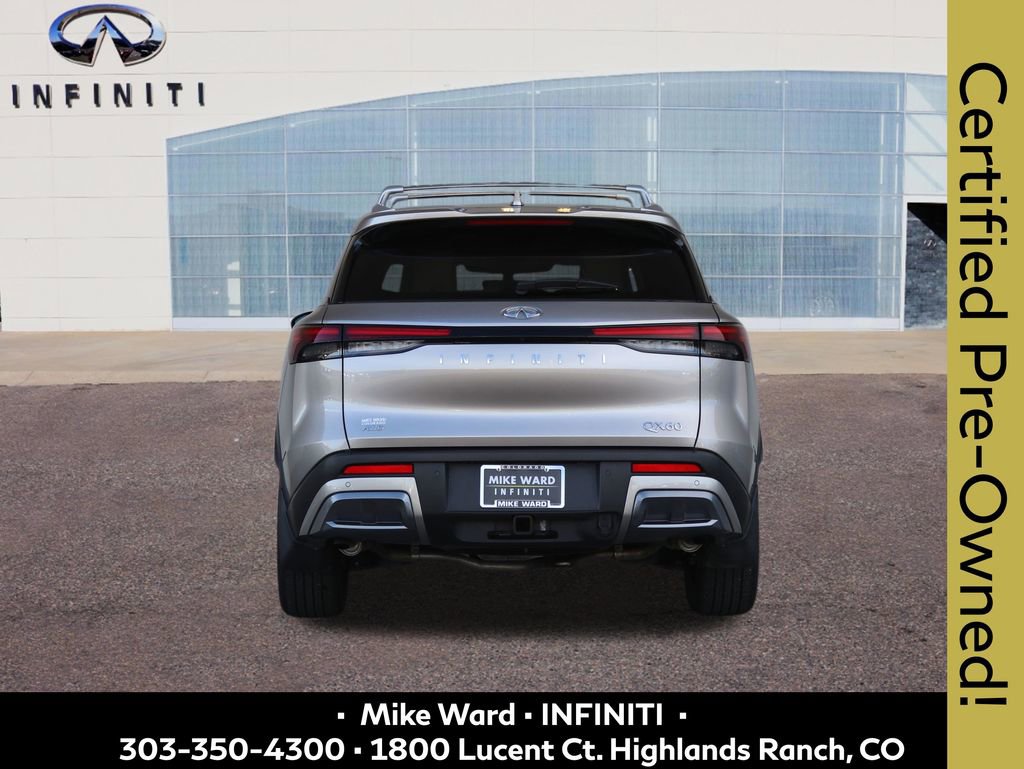 Certified 2025 INFINITI QX60 Sensory w/ Vision Package AWD/4WD image 4