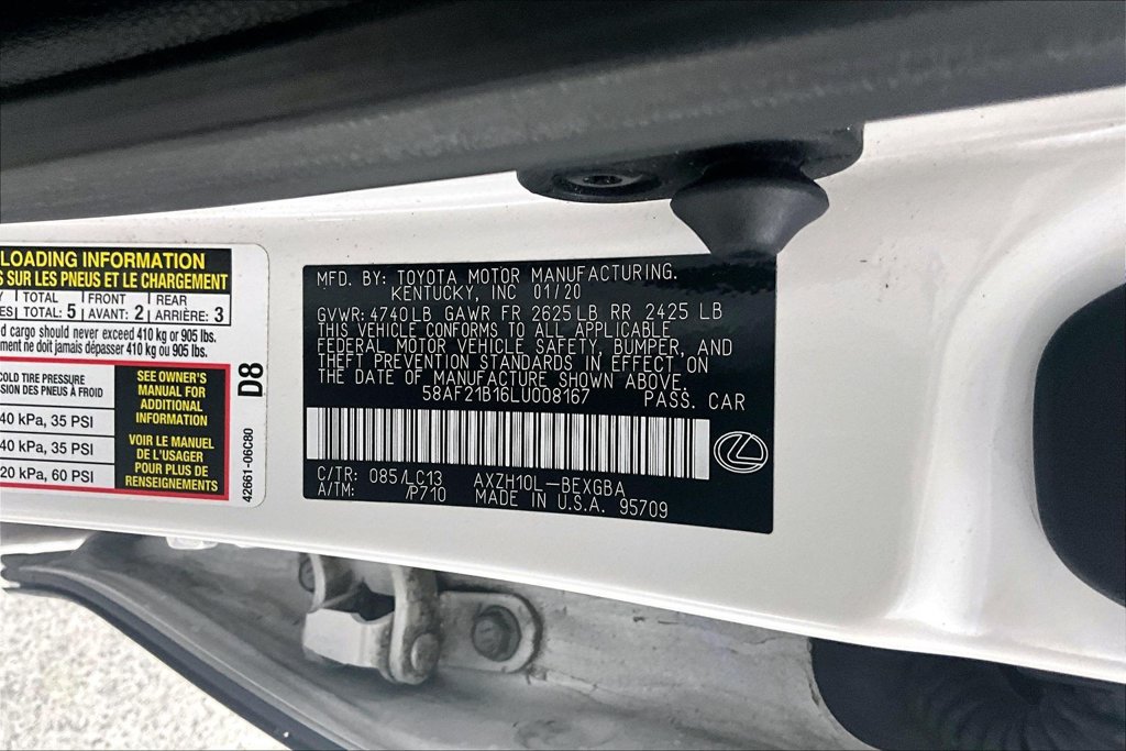 Used 2020 Lexus ES 300h Ultra Luxury w/ Accessory Package 2 FWD image 42