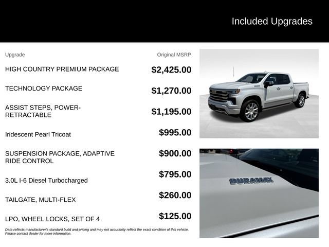 Certified 2024 Chevrolet Silverado 1500 High Country w/ High Country Premium Package AWD/4WD image 5