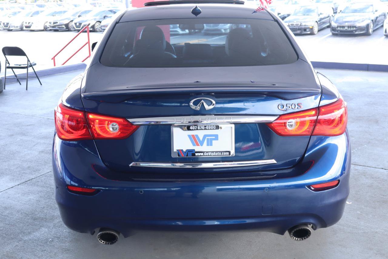 Used 2016 INFINITI Q50 Red Sport 400 RWD image 6