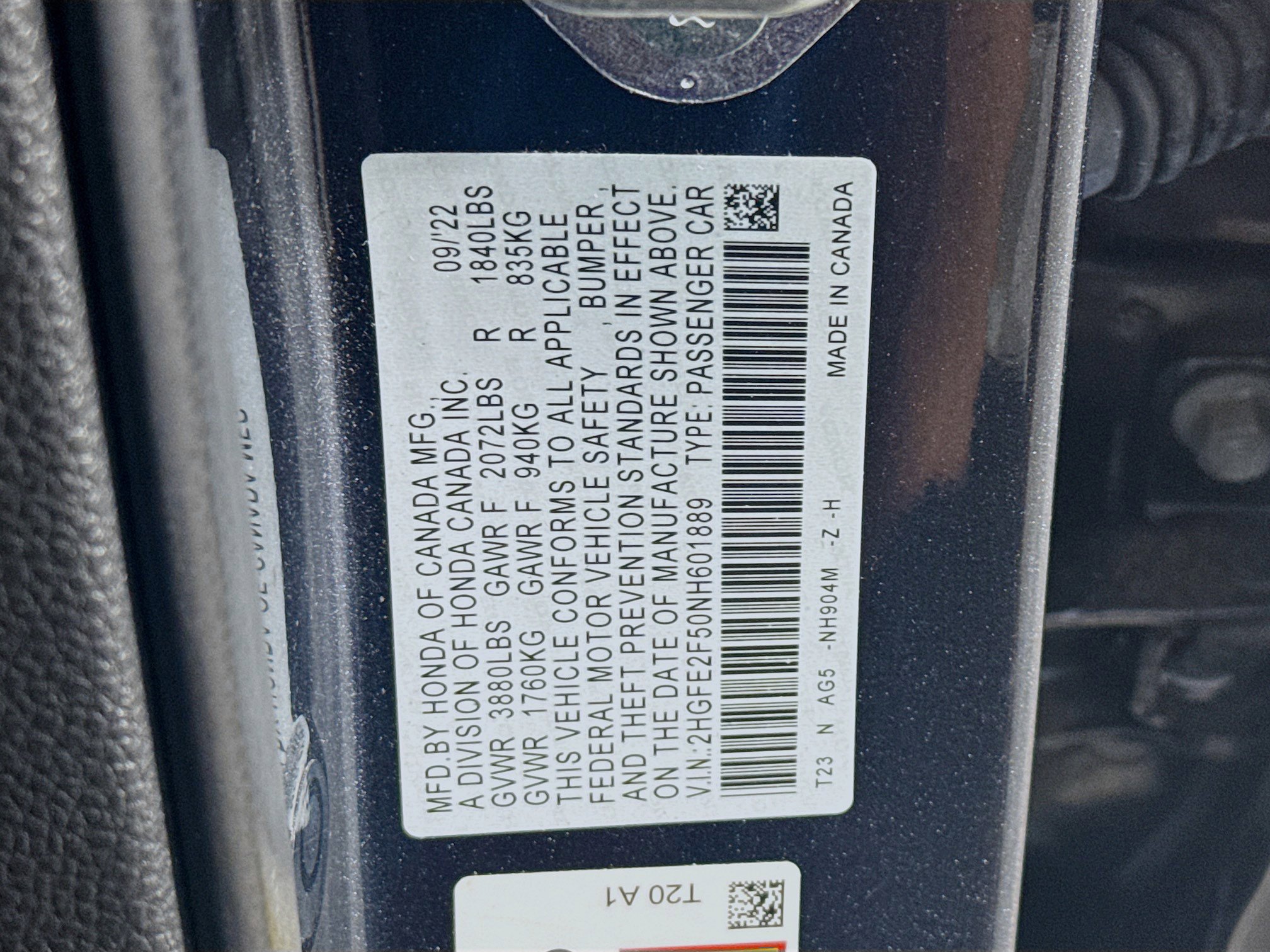 Used 2022 Honda Civic Sport image 40