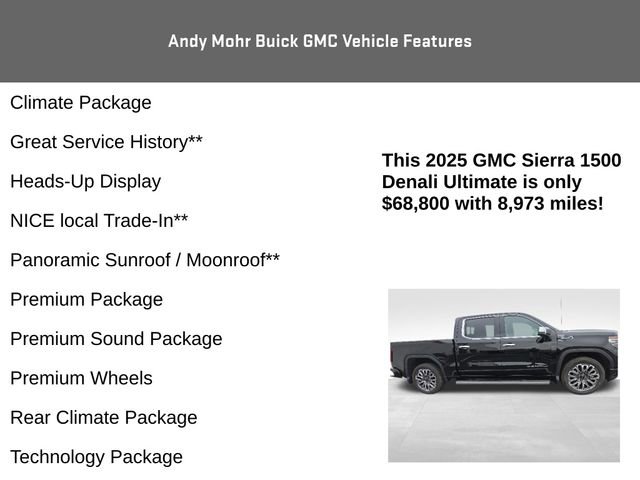 Used 2025 GMC Sierra 1500 Denali Ultimate AWD/4WD image 8