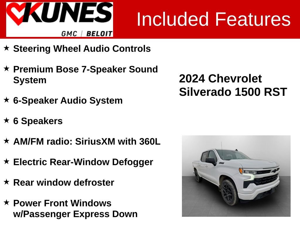 Used 2024 Chevrolet Silverado 1500 RST w/ Convenience Package II image 3