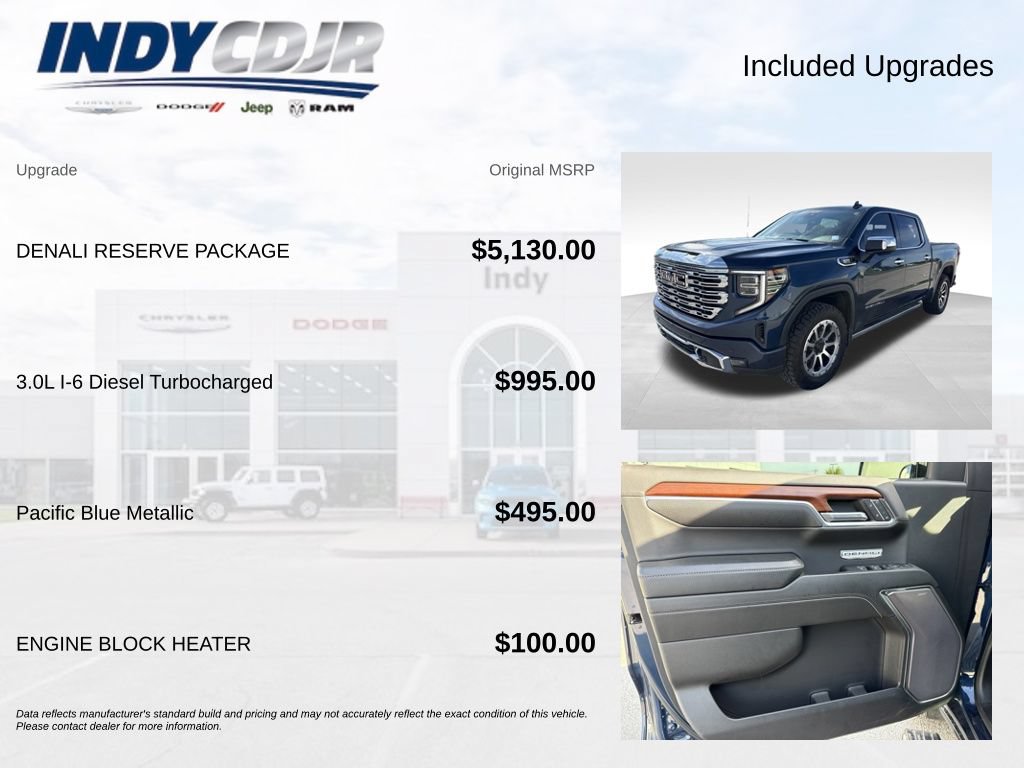Used 2023 GMC Sierra 1500 Denali w/ Denali Reserve Package AWD/4WD image 4