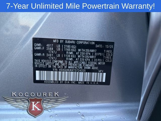 New 2026 Subaru Crosstrek 2.5i Wilderness w/ Crosstrek Mirror Package image 26