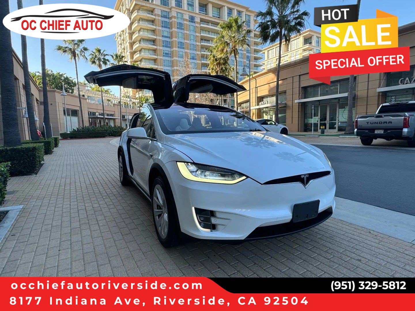 Used 2019 Tesla Model X Long Range AWD/4WD image 1