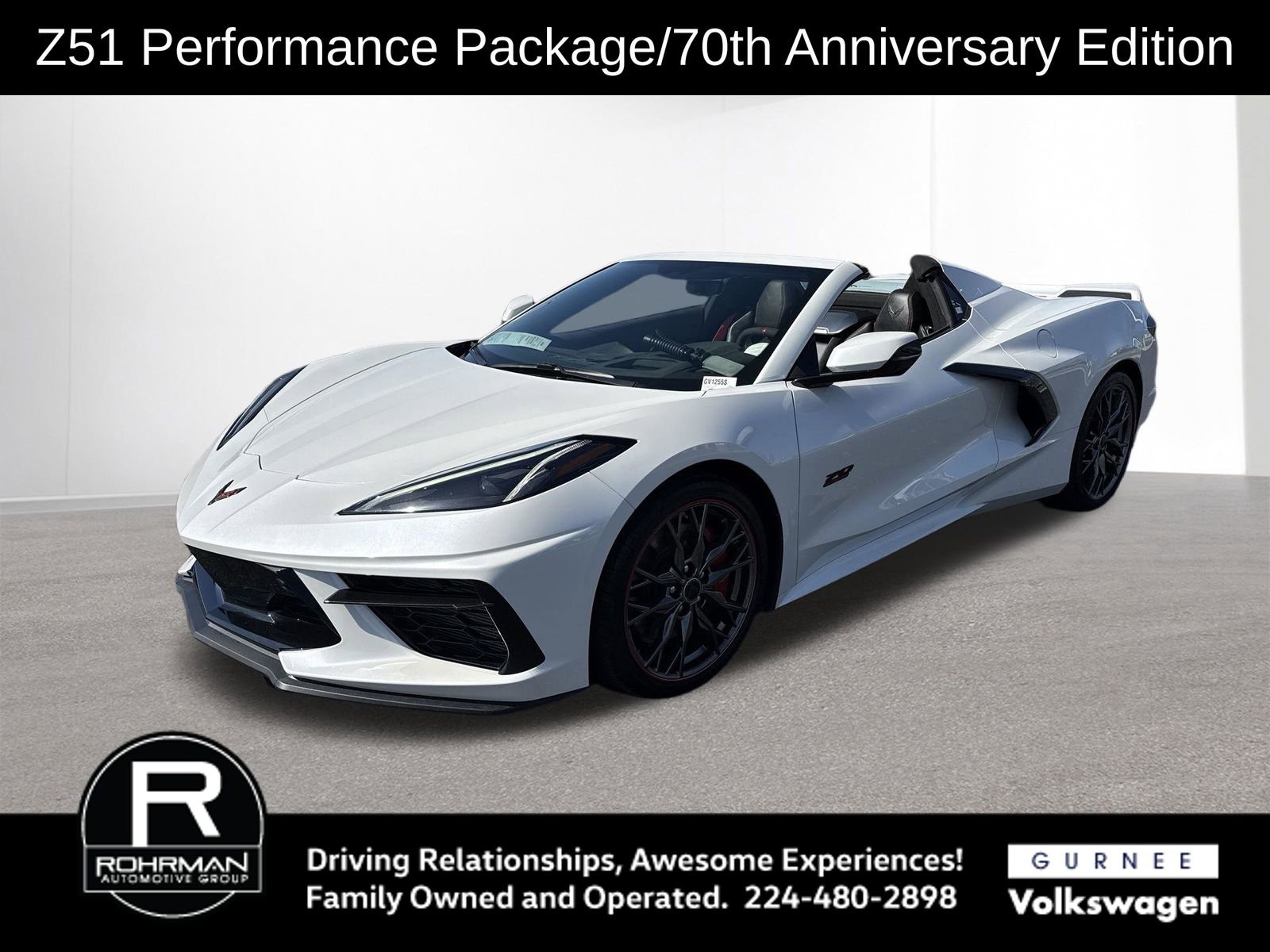 Used 2023 Chevrolet Corvette Stingray Premium Conv w/ Z51 Performance Package