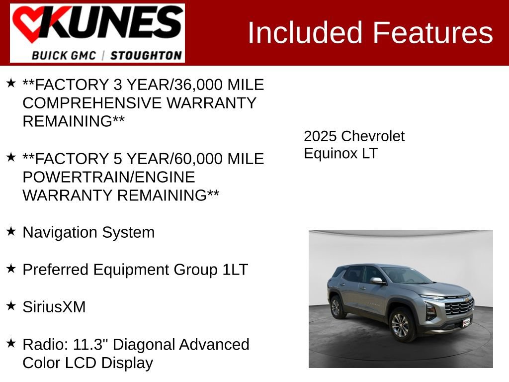 Used 2025 Chevrolet Equinox LT FWD image 3
