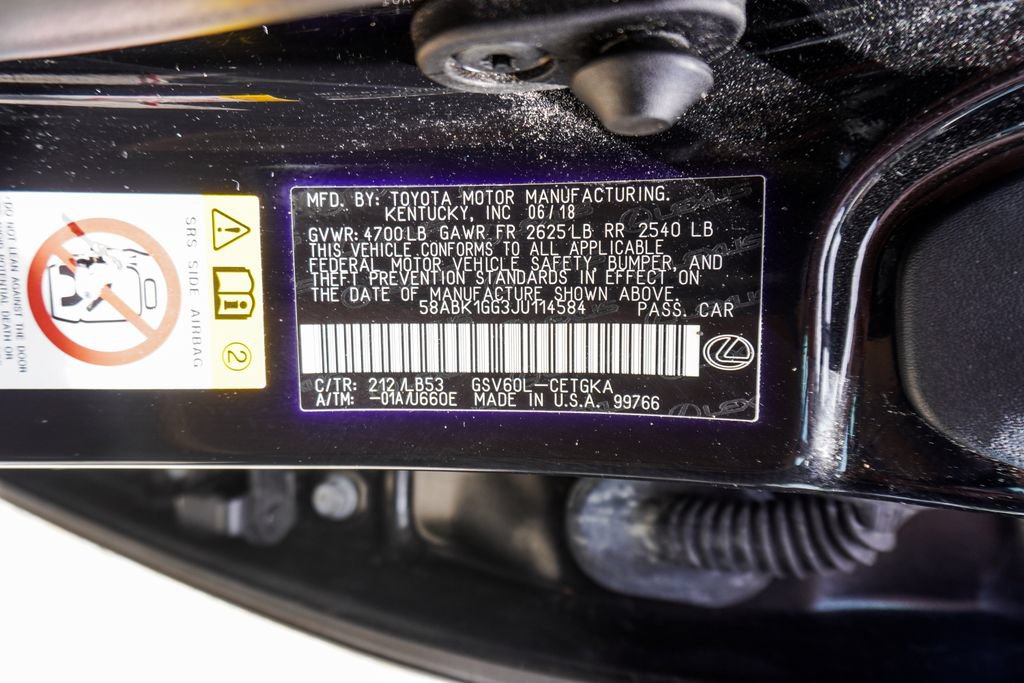 Used 2018 Lexus ES 350 w/ Luxury Package w/Wood Trim FWD image 42