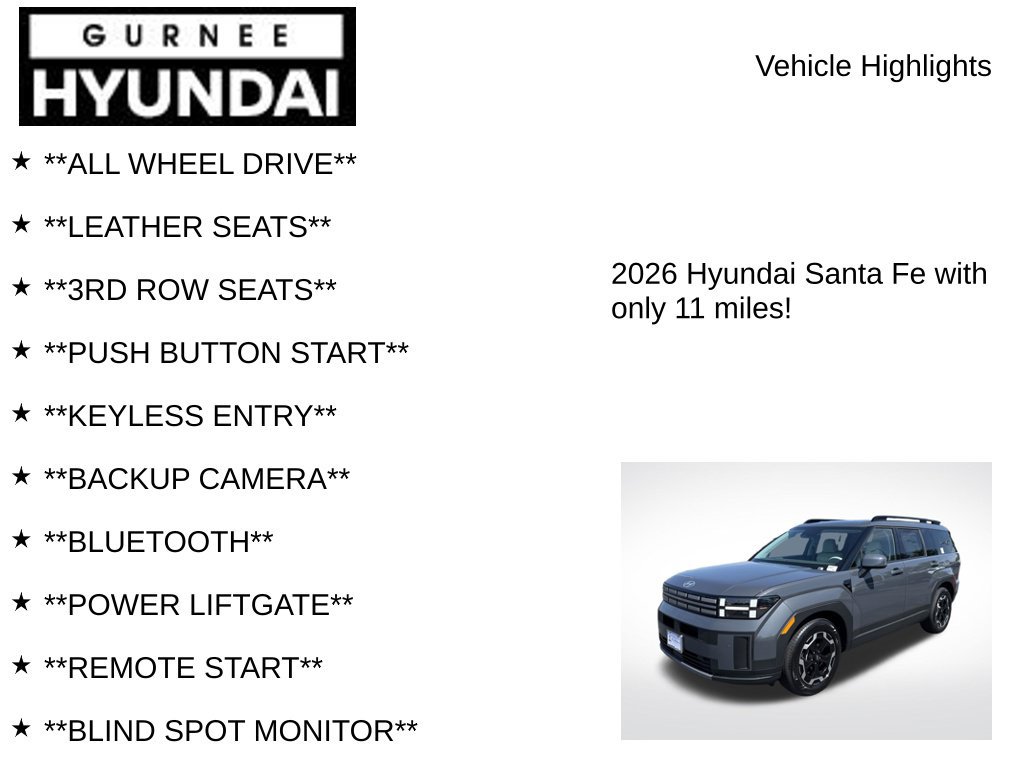 New 2026 Hyundai Santa Fe SEL AWD/4WD image 9