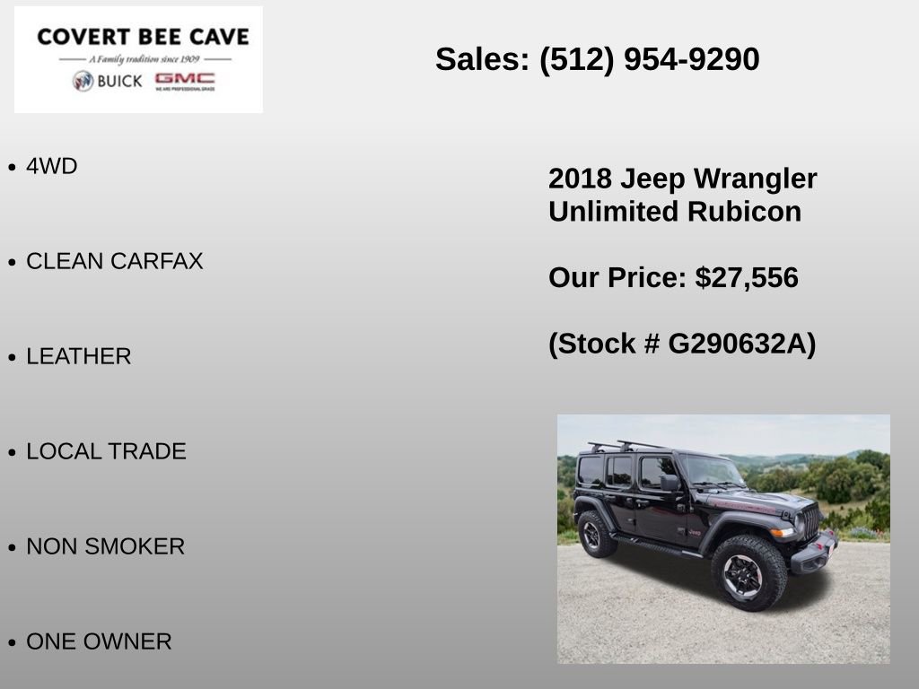 Used 2018 Jeep Wrangler Unlimited Rubicon AWD/4WD image 6