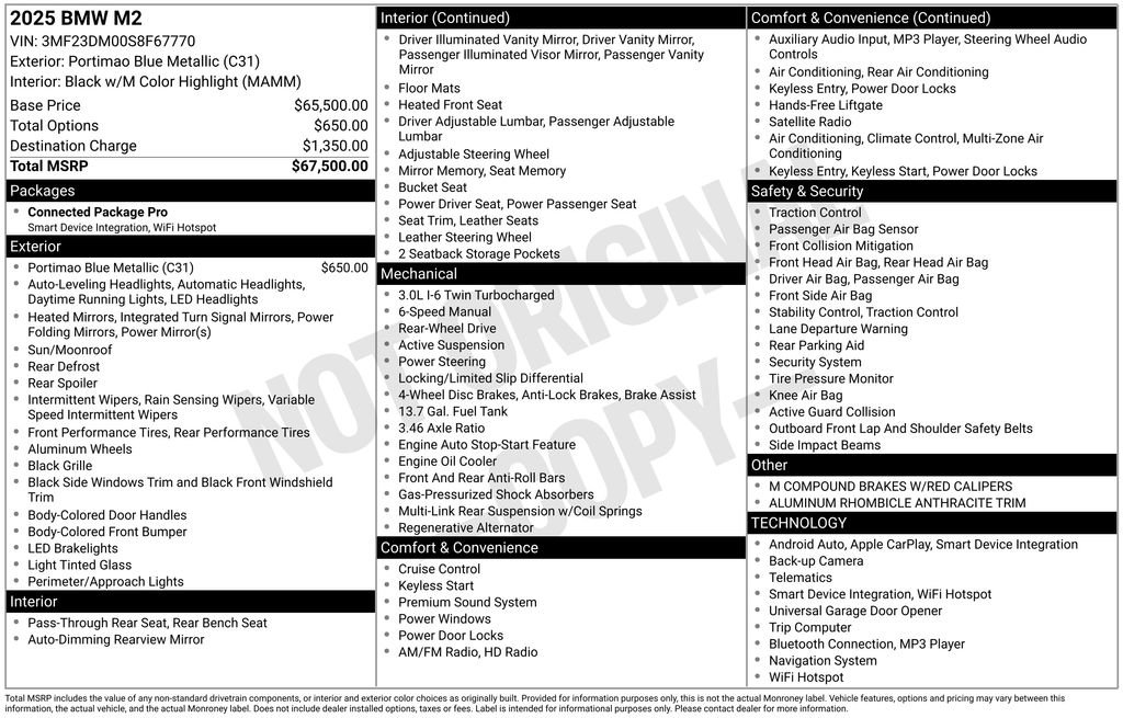 Used 2025 BMW M2 image 2