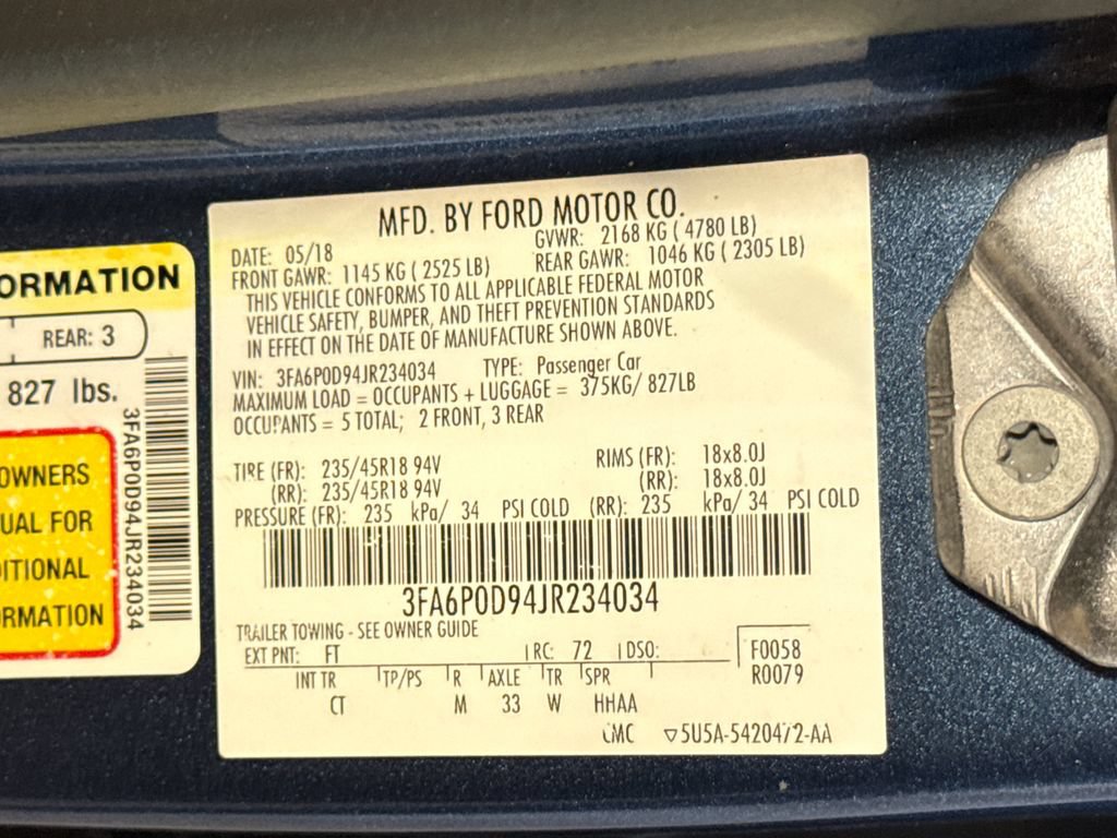 Used 2018 Ford Fusion Titanium AWD/4WD image 25