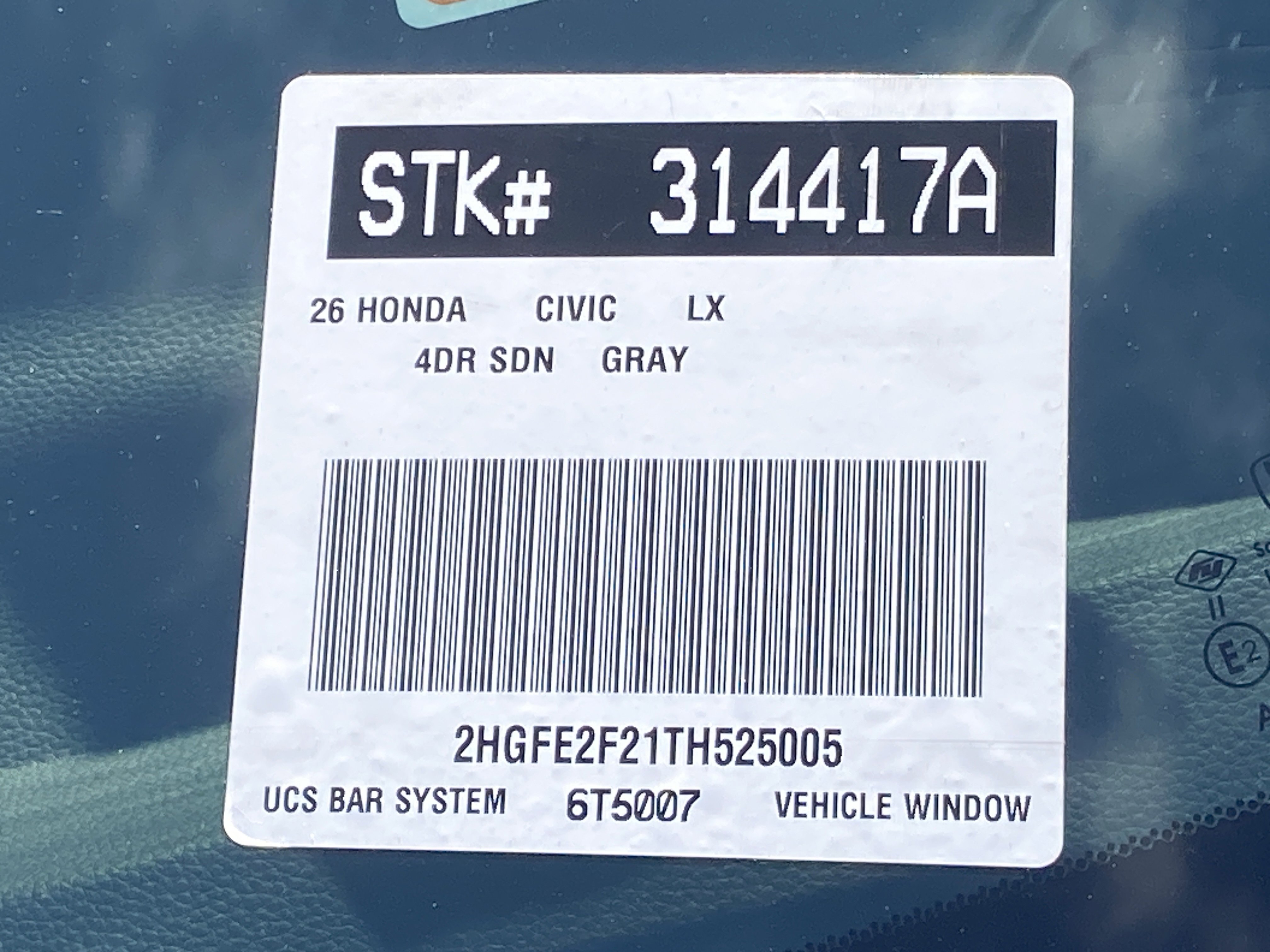 Certified 2026 Honda Civic LX image 30