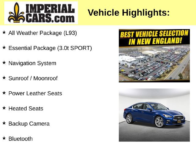 Used 2018 INFINITI Q50 Sport AWD/4WD image 8
