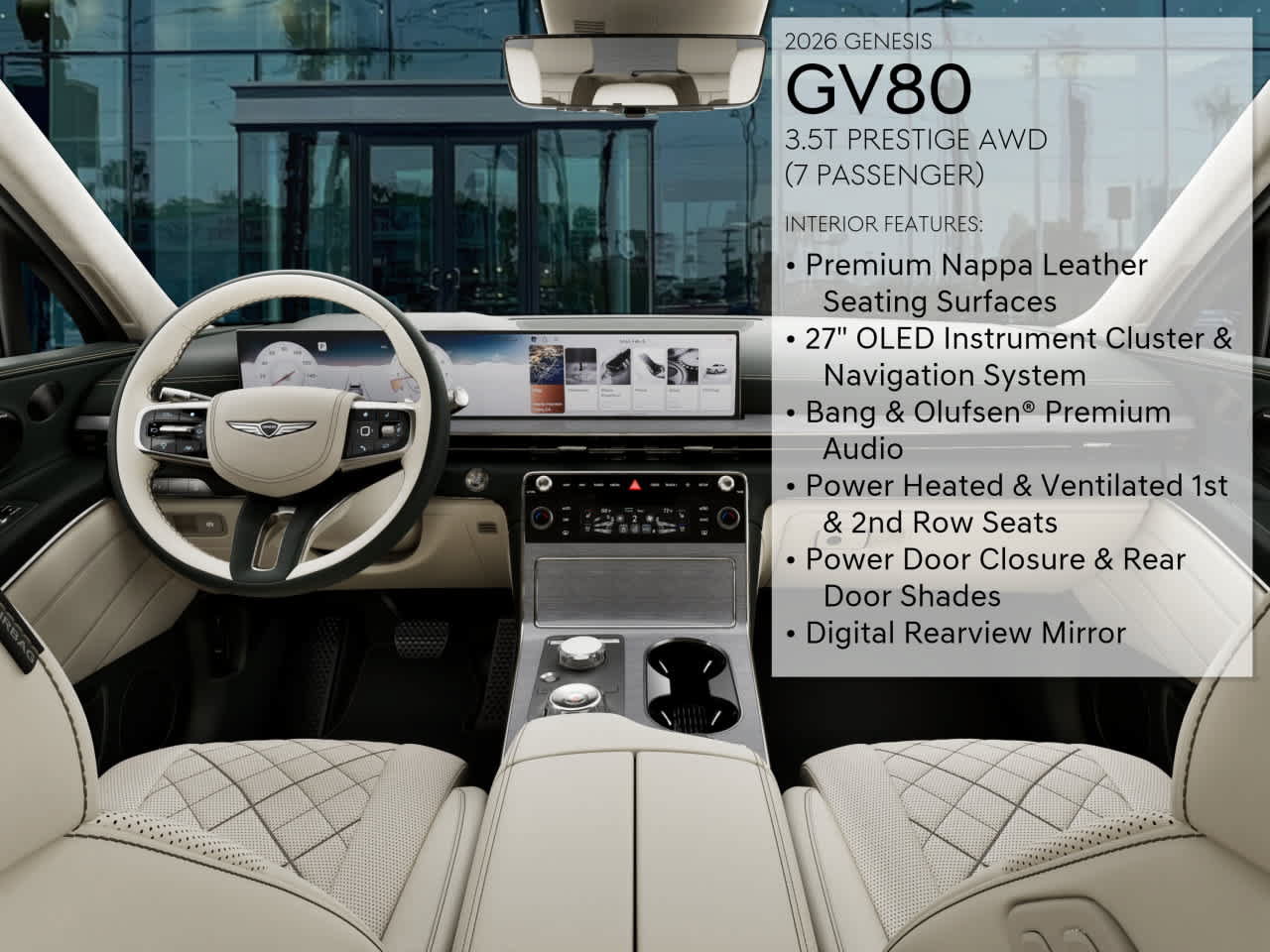 New 2026 Genesis GV80 3.5T Prestige AWD/4WD image 17