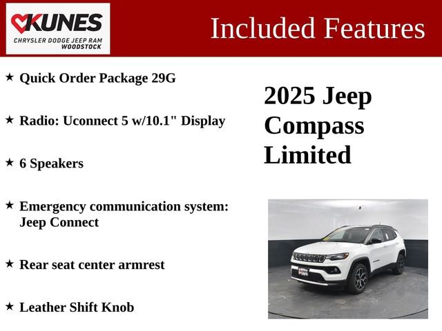 Used 2025 Jeep Compass Limited image 3