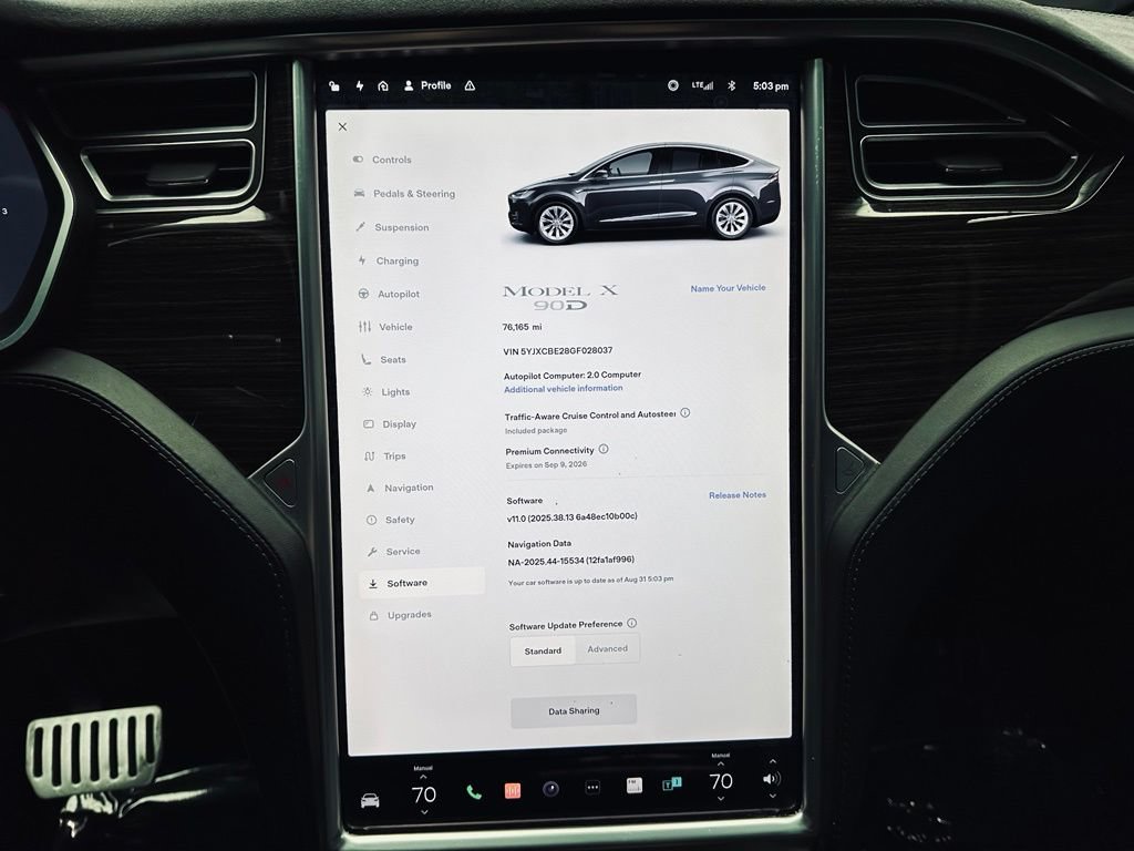 Used 2016 Tesla Model X 90D AWD/4WD image 36